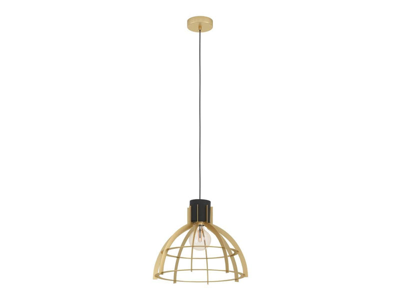 EGLO STILLINGTON ANHÄNGER E27 SCHWARZ/GOLD