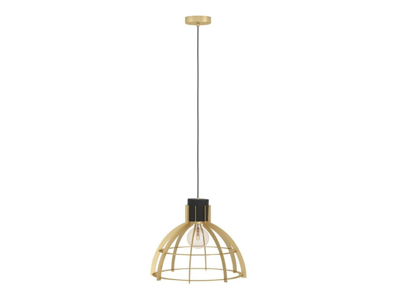 EGLO STILLINGTON ANHÄNGER E27 SCHWARZ/GOLD