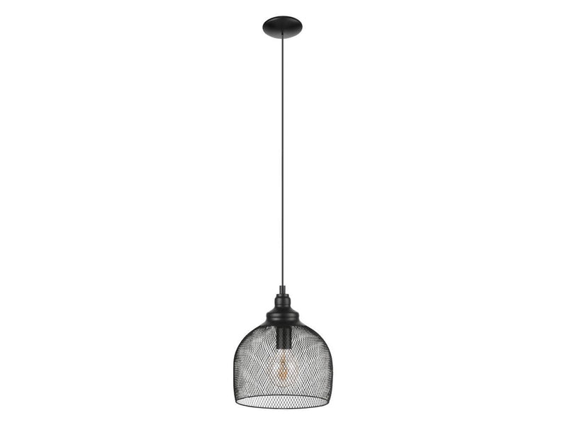 EGLO STRAITON PENDELLEUCHTE E27 Ø280 SCHWARZ