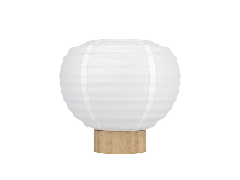 EGLO SUMMERHILL TISCH H200 E27 HOLZ/WEISSES PAPIER SIEB FSC