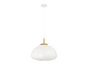 EGLO SUMMERHILL pendant light white/wood
