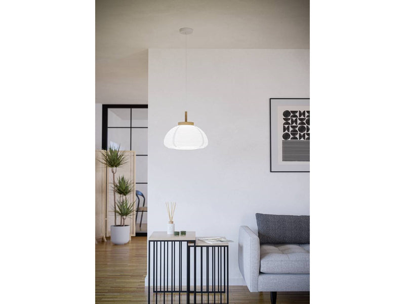 EGLO SUMMERHILL pendant light white/wood