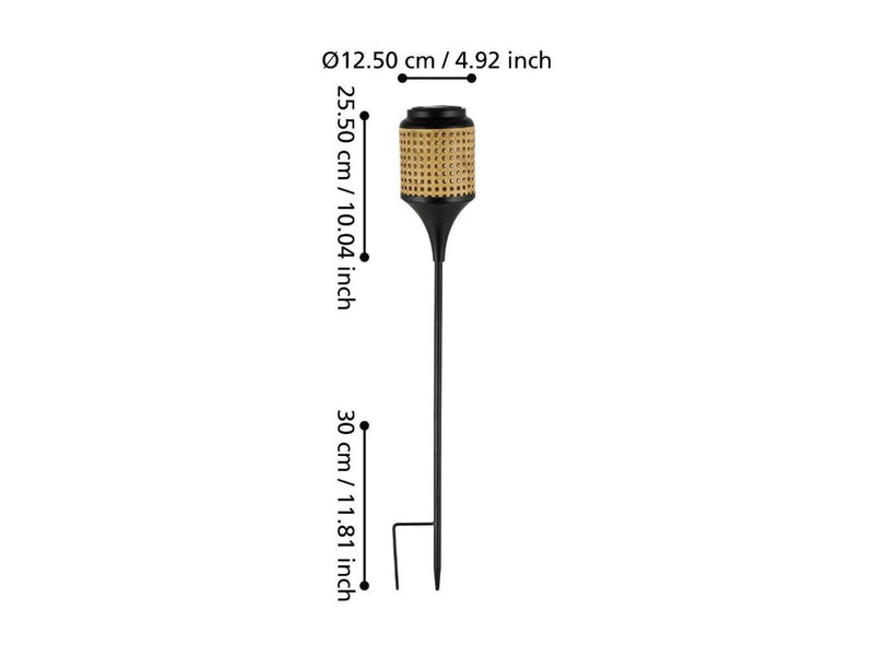 EGLO Solar Spear 200MA H850 Brown