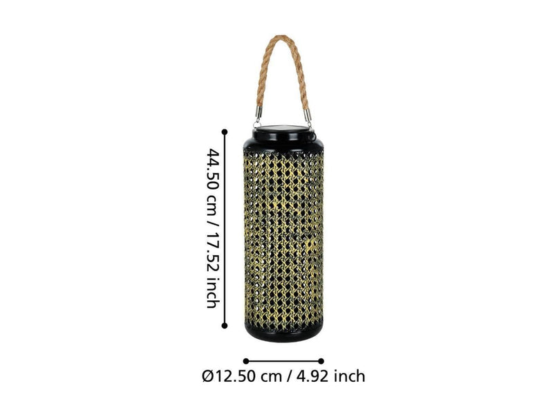 EGLO Solar Table Lamp 600MA 1LM H325 Black