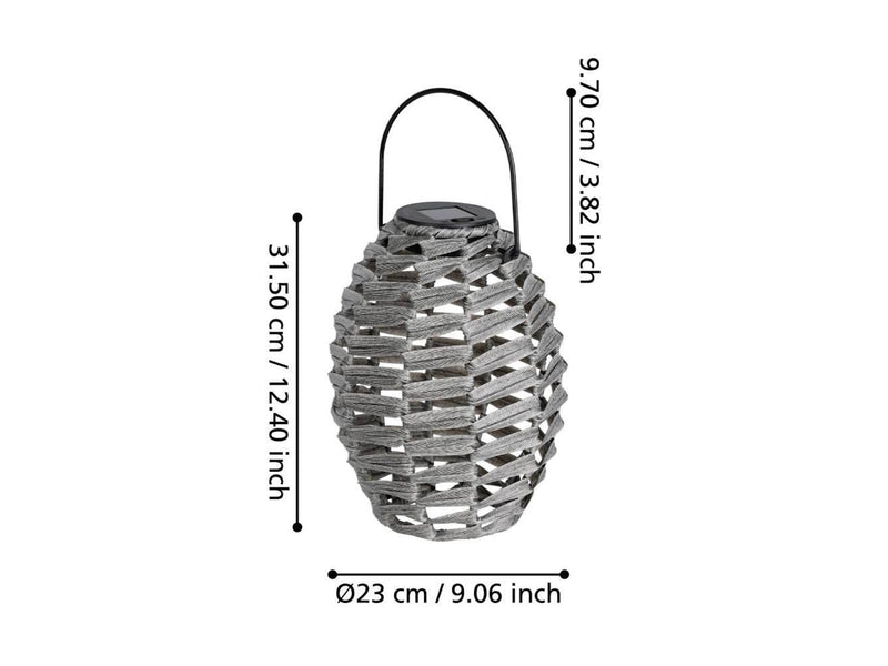 EGLO Solar Table Lamp 600MA H310 Natural #4