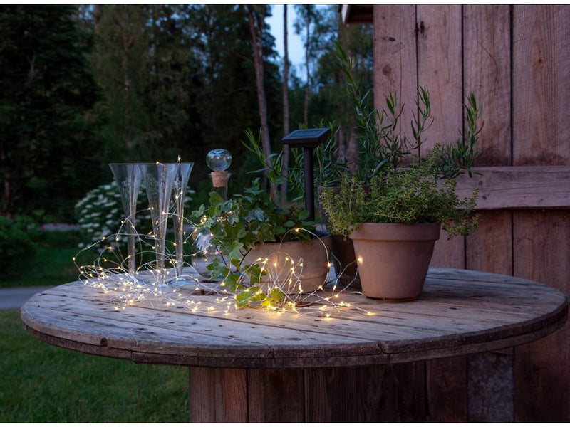EGLO Solar light strip 19.9 meters clear