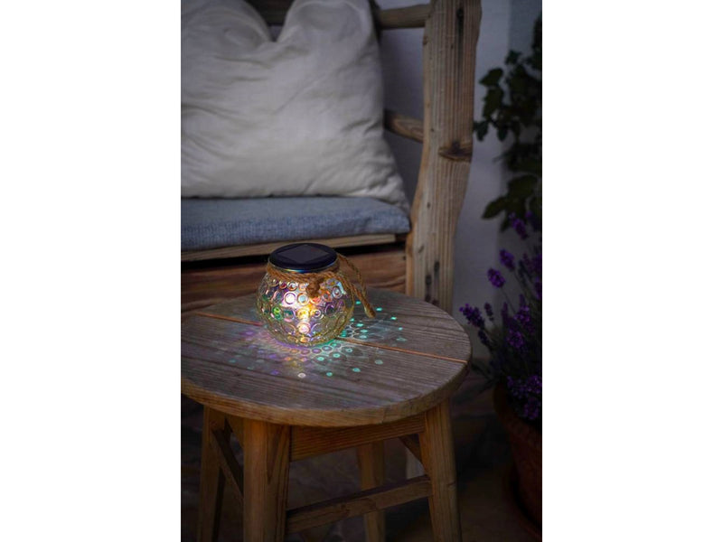 EGLO Solar table lamp Ø100 mm mother of pearl