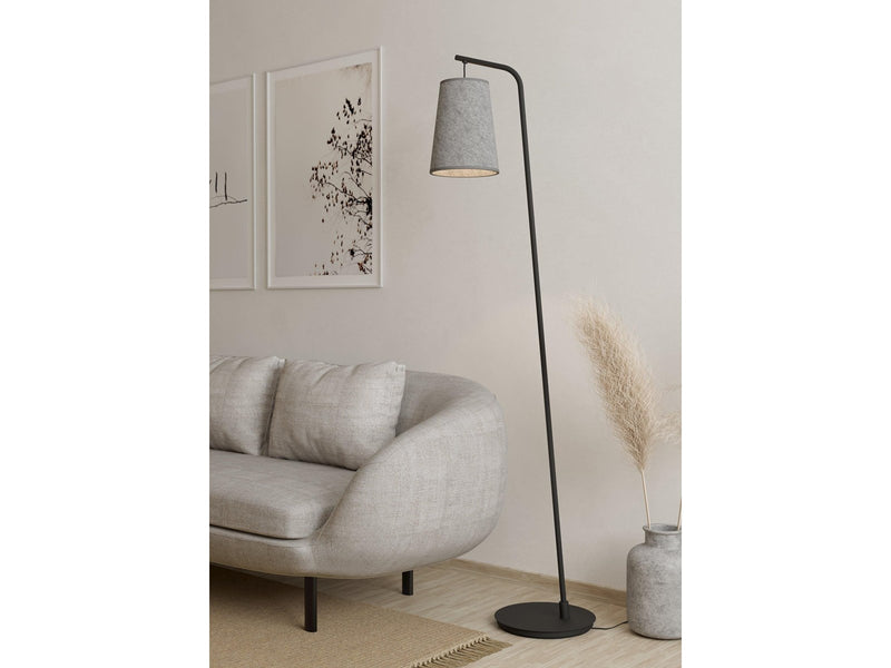 EGLO Stars of Light ALSAGER STEHLAMPE E27 SCHWARZ/GRAU