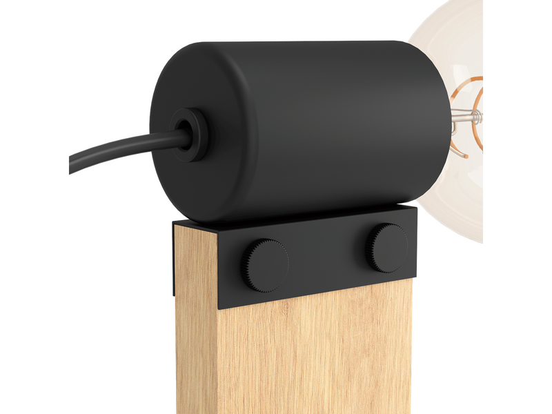 EGLO Stars of Light BAILRIGG TL E27 SCHWARZ/NATUR
