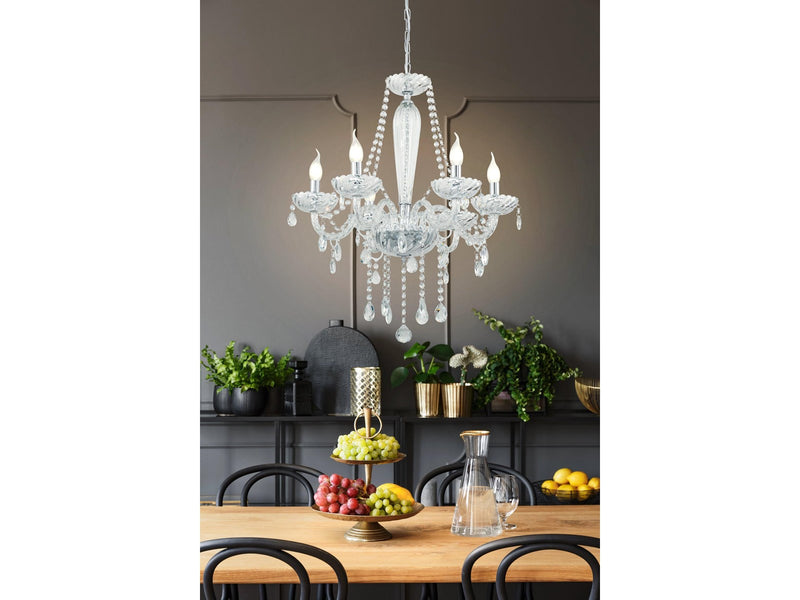 EGLO Stars of Light BASILANO 1 KRONLEUCHTER 6L KLAR