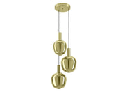 EGLO Stars of Light  FRUITERA cluster pendant brushed brass