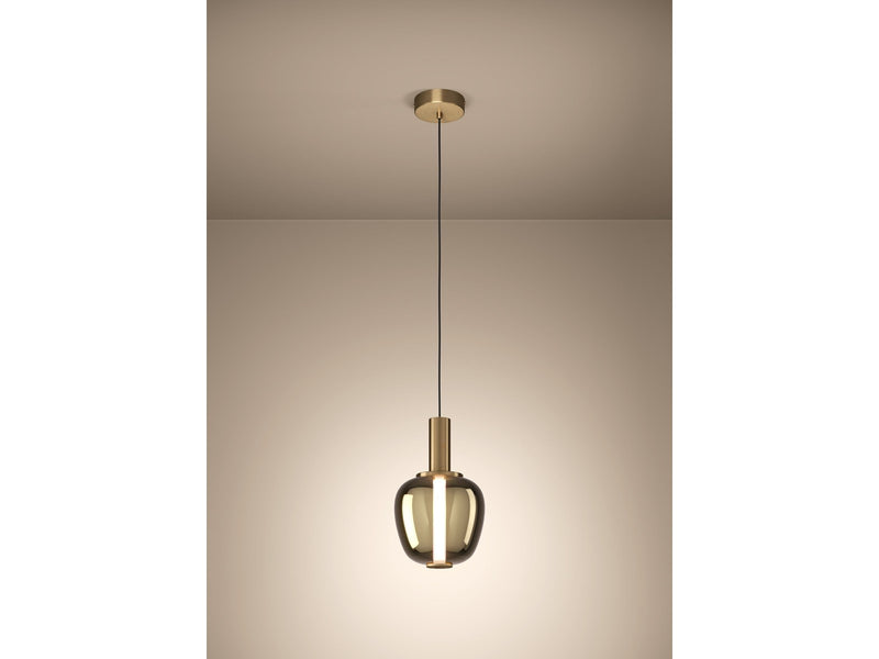 EGLO Stars of Light FRUITERA pendant Ø210 mm brushed brass