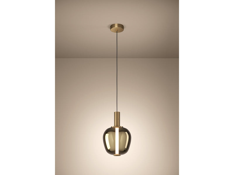 EGLO Stars of Light FRUITERA pendant Ø250 mm brushed brass