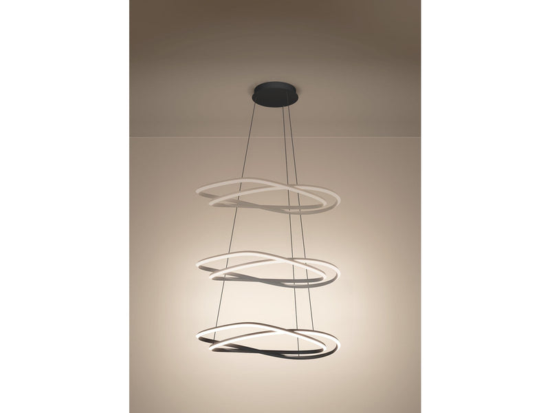 EGLO Stars of Light GUNTIN pendant, dark grey
