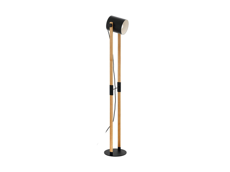 EGLO Stars of Light HORNWOOD STEHLAMPE E27 H1400 HOLZ/SCHWARZ