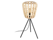 EGLO Stars of Light MONTEZUELO bordlampe E27 bambus/sort