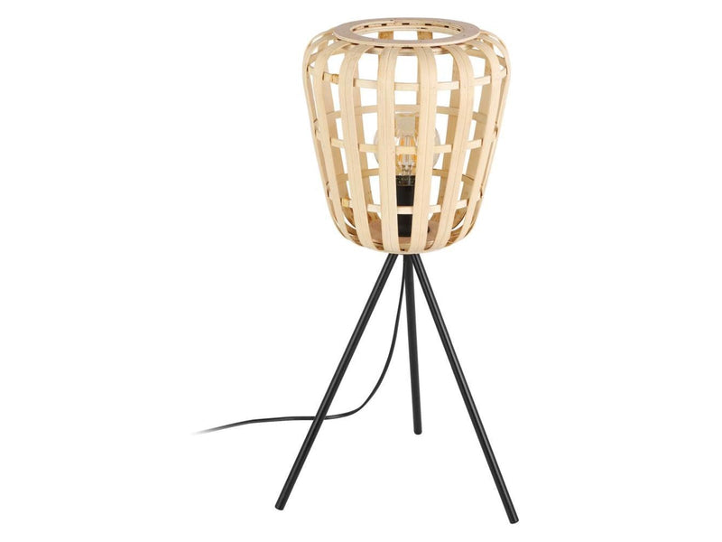 EGLO Stars of Light MONTEZUELO bordlampe E27 bambus/sort
