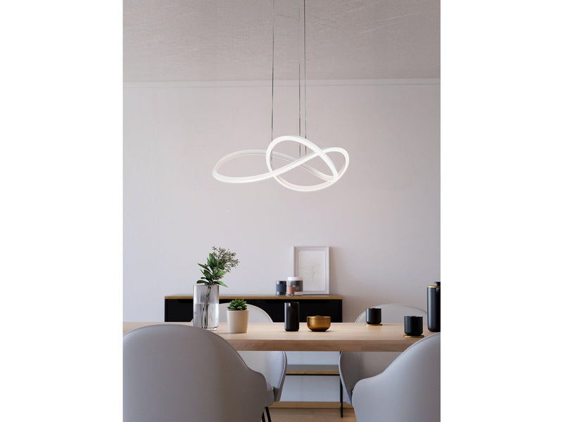 EGLO Stars of Light RIAZA pendant Ø830 mm, white