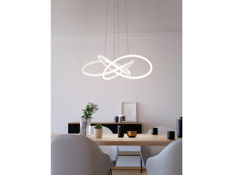 EGLO Stars of Light RIAZA pendant Ø900 mm, white