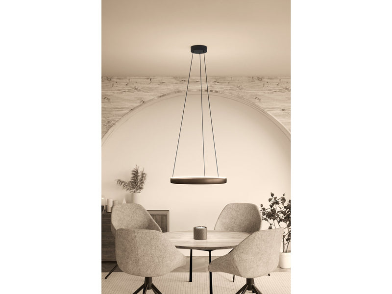 EGLO Stars of Light TRABUCO pendant Ø550 mm black/brown