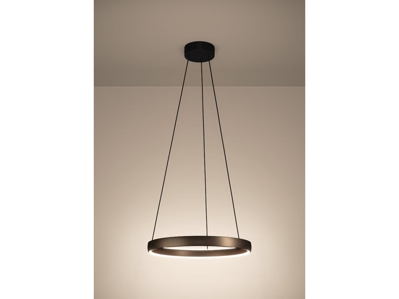 EGLO Stars of Light TRABUCO pendant Ø550 mm black/brown