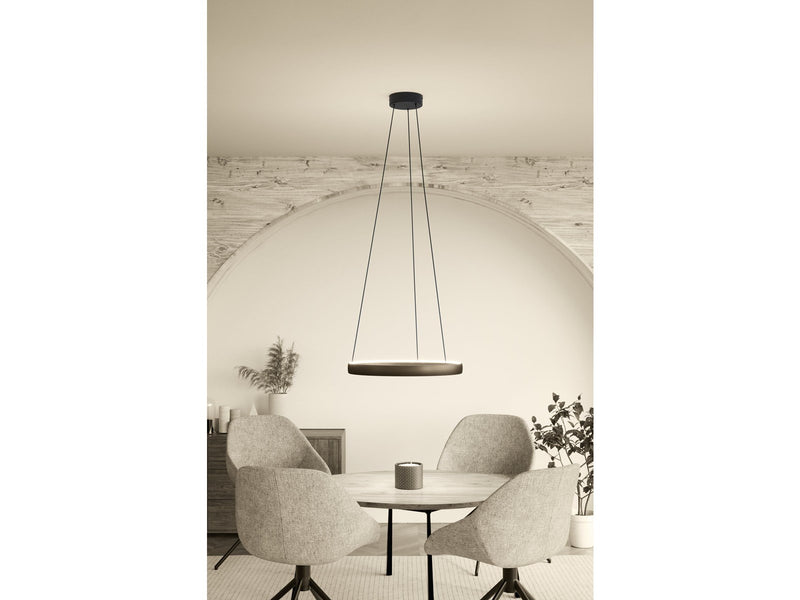 EGLO Stars of Light TRABUCO pendant Ø800 mm black/brown