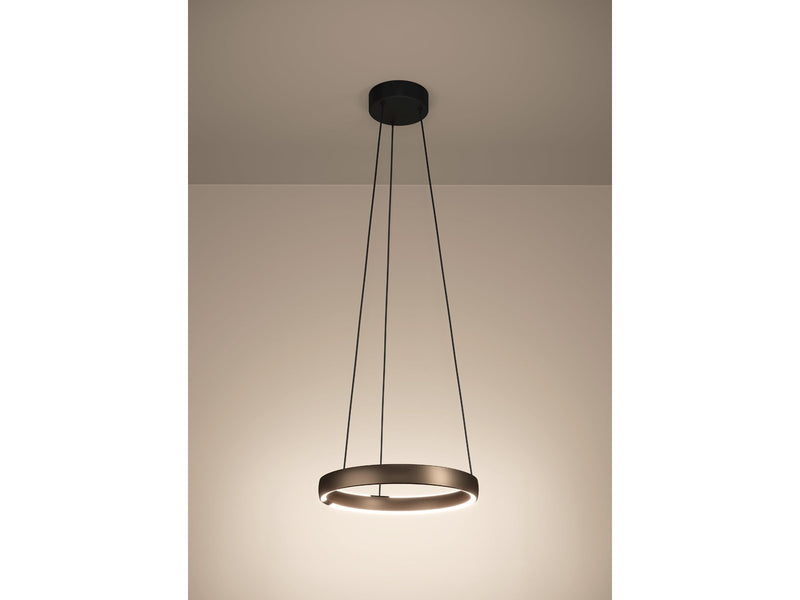 EGLO Stars of Light TRABUCO pendant Ø800 mm black/brown