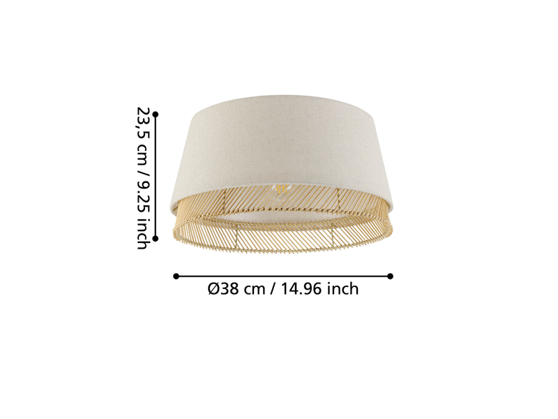 EGLO TABLEY ceiling lamp black