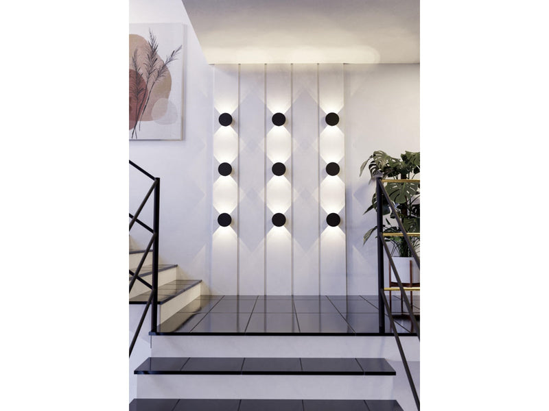 EGLO TALAMELLO WAND Ø150 6W 750LM SCHWARZ