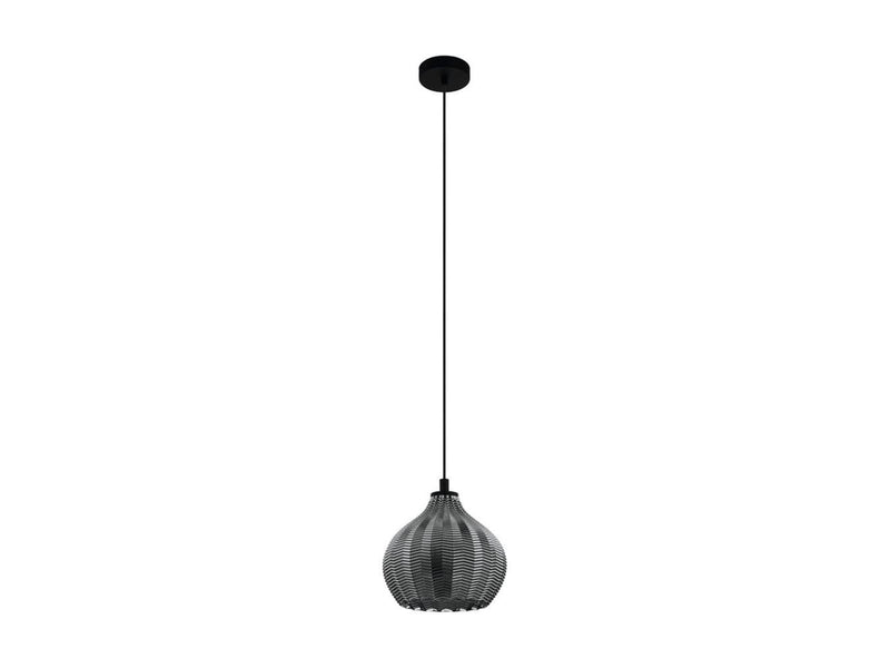 EGLO TAMALLAT Hängeleuchte, schwarz-transparent