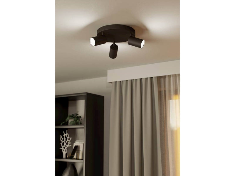 EGLO TELIMBELA-Z spots 3x345 lumen black