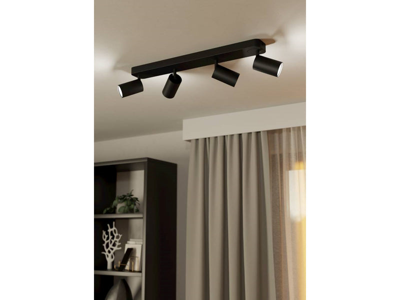 EGLO TELIMBELA-Z spots 4x345 lumen black