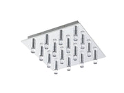 EGLO TEOCELO DECKENLEUCHTE 16L 2080LM 370X370 CHROM
