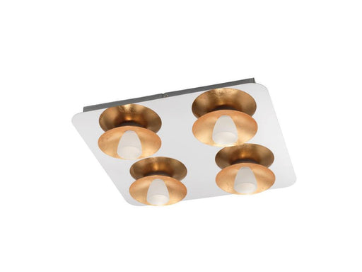 EGLO TORANO DECKENLEUCHTE 4X510LM DAMPERB. CHROM/GOLD