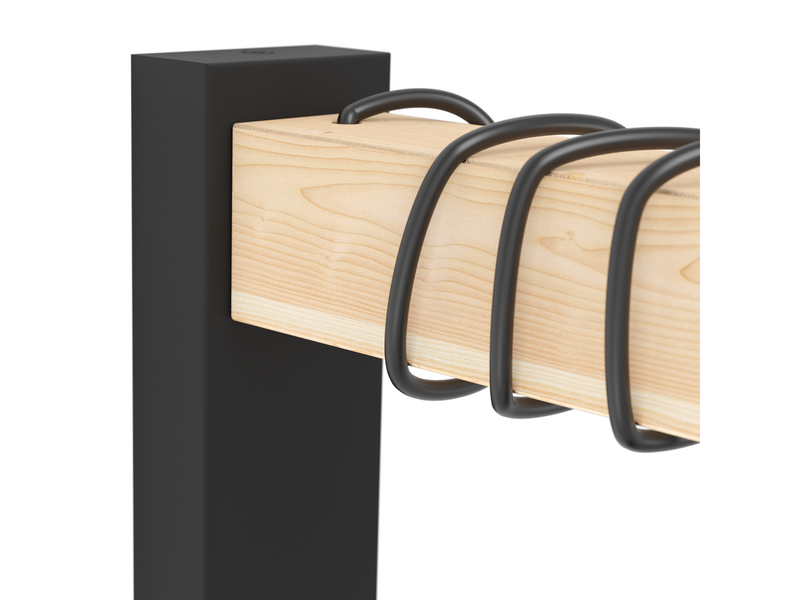 EGLO TOWNSHEND Wandleuchte, schwarz, braun