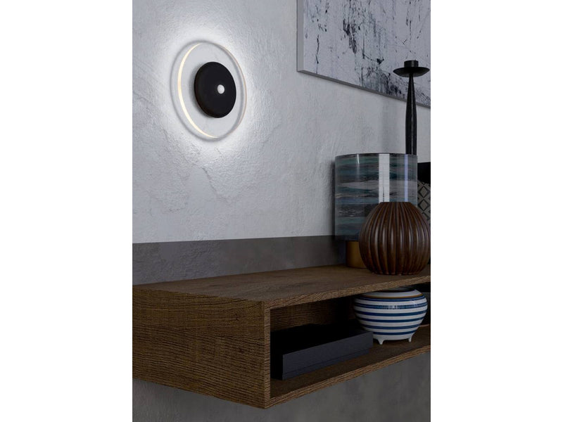 EGLO TREPELLA WALL Ø115 USB-C RGBW SENSOR + FERNBEDIENUNG SCHWARZ