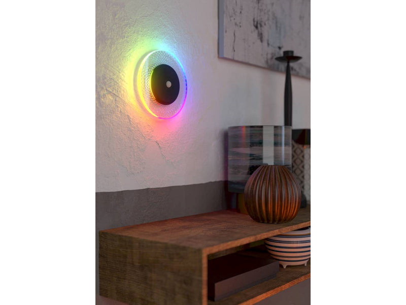 EGLO TREPELLA WALL Ø115 USB-C RGBW SENSOR + FERNBEDIENUNG SCHWARZ