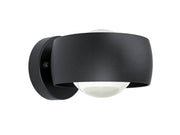 EGLO TREVIOLO 1 AUSSENWAND 2X2.2W 2X230LM IP44 SCHWARZ