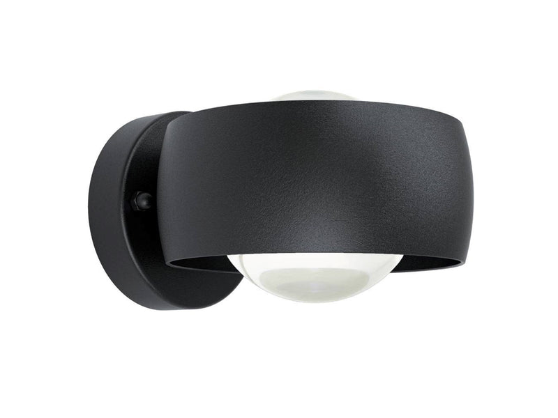 EGLO TREVIOLO 1 AUSSENWAND 2X2.2W 2X230LM IP44 SCHWARZ