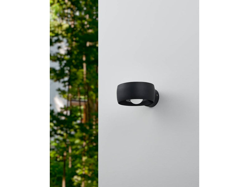 EGLO TREVIOLO 1 AUSSENWAND 2X2.2W 2X230LM IP44 SCHWARZ