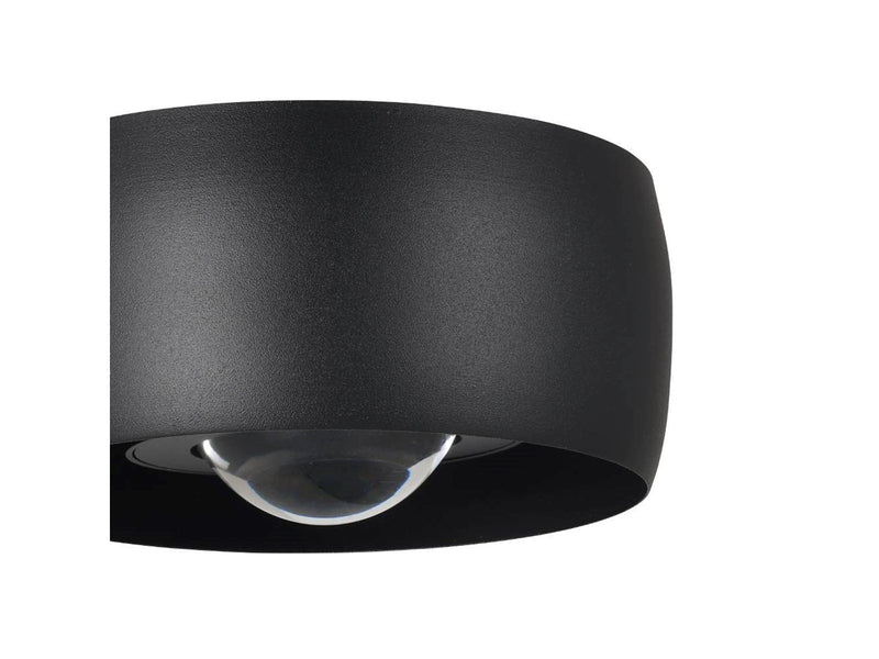 EGLO TREVIOLO 1 AUSSENWAND 2X2.2W 2X230LM IP44 SCHWARZ