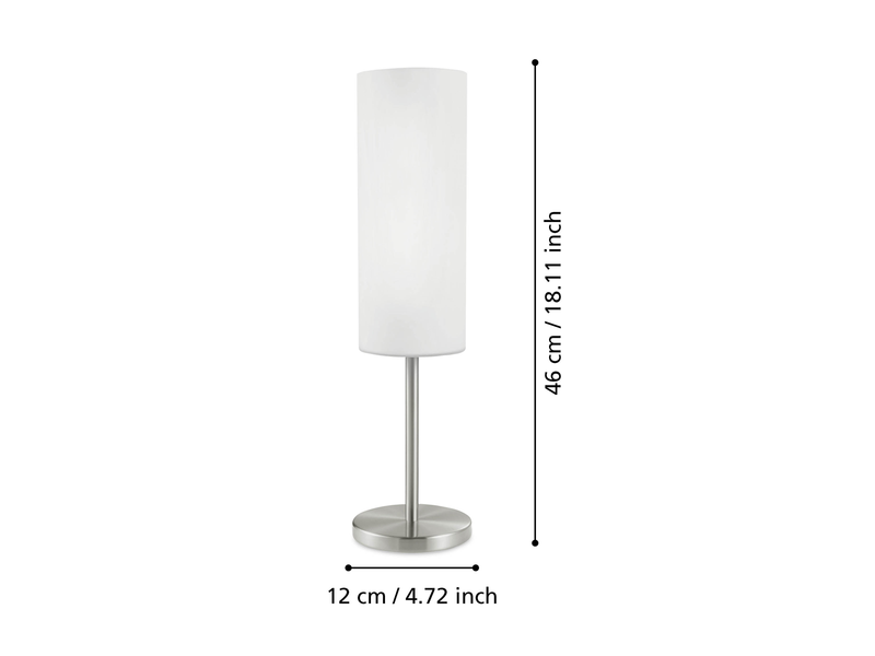 EGLO TROY 3 Tischleuchte, weiss lackiert