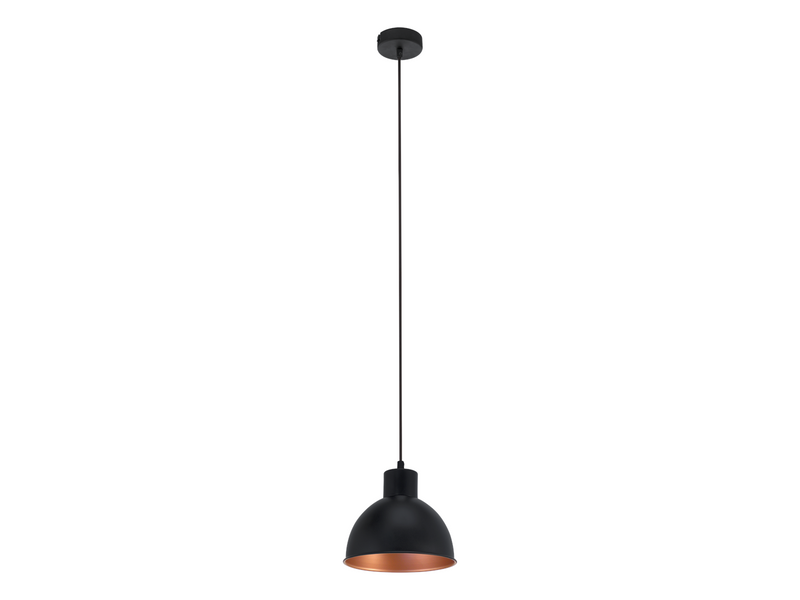 EGLO TRURO 1 Hängeleuchte, schwarz, kupfer