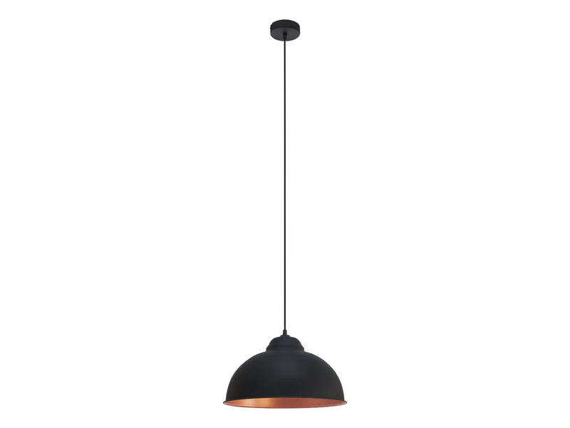 EGLO TRURO 2 Hängeleuchte, schwarz, kupfer