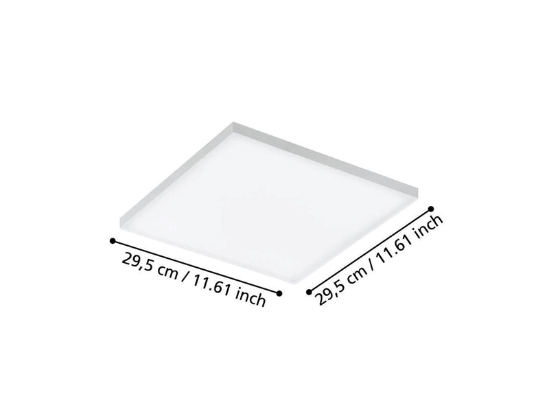 EGLO TURCONA DECKENLEUCHTE 1400LM 300X300 WEISS