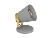 EGLO TWICKEN TISCH E27 GRAU/GOLD