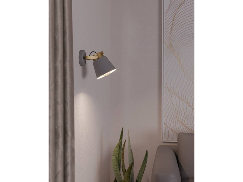 EGLO TWICKEN WALL E27 GRAU/GOLD