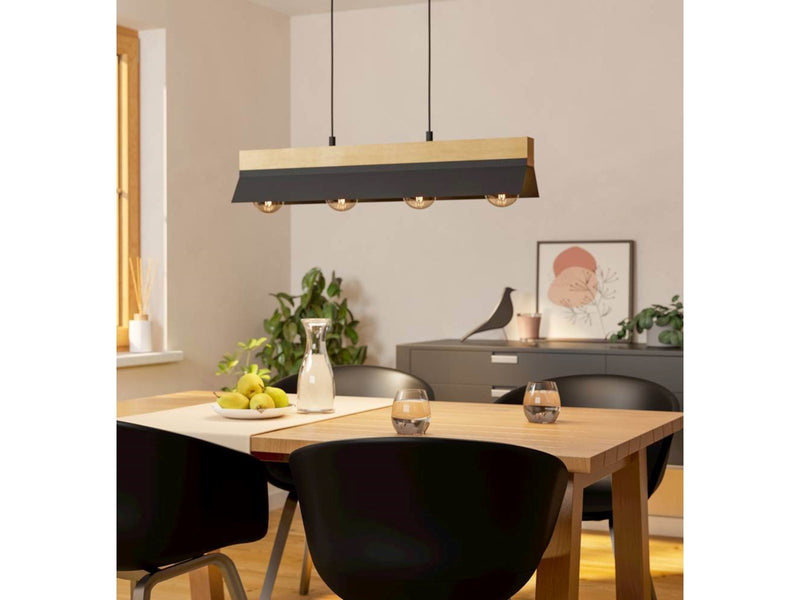 EGLO Tarrafo schwarz, braun