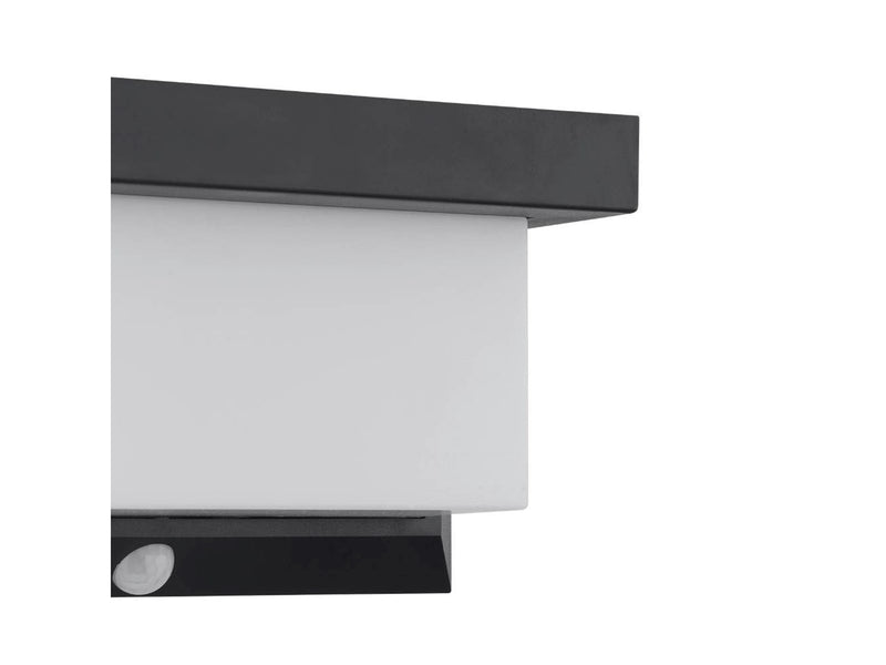 EGLO Utrera Solar Wall with Sensor L200 800LM 2000MAH Black