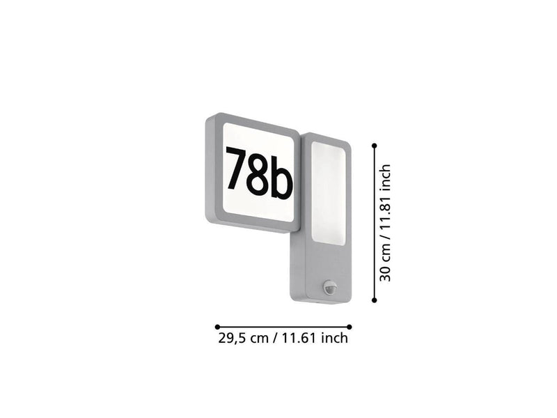 EGLO VACCHERIA UDE 1340LM IP44 SILBER